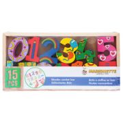 Set cifre si simboluri matematice din lemn Marionette ERFED26612