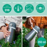 Termos Beaba 350 ml Mineral Grey ERFB913540