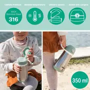 Termos Beaba 350 ml Sage Green ERFB913539