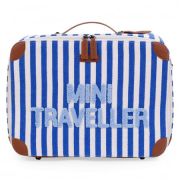 Valiza pentru copii Childhome Mini Traveller Albastru Alb ERFCH-CWSCKSTBL
