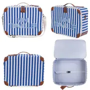 Valiza pentru copii Childhome Mini Traveller Albastru Alb ERFCH-CWSCKSTBL