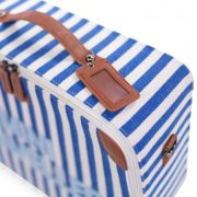 Valiza pentru copii Childhome Mini Traveller Albastru Alb ERFCH-CWSCKSTBL