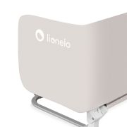Bariera de protectie pentru pat, Lionelo, Lora XL, Pliabila, Sistem de blocare StandSafe, Geanta de transport inclusa, 150x46 cm, Conform cu BS 7972:2001+A1:2009, Bej BYNLO-LORA_XL_BEIGE_SAND