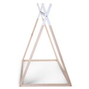 Cadru pat Tipi Childhome 90x200 cm Lemn Natural Alb ERFCH-B200TIPI