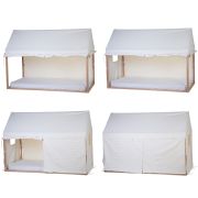 Husa cadru pat casuta Childhome 90x200 cm Alb ERFCH-TIPBFC90W