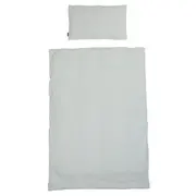 Husa pilota si fata de perna Childhome Jerse 100x140 cm Jerse Muselina Verde ERFCH-CCDCJVF