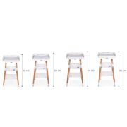 Masuta de infasat Childhome Evolux Natural Alb ERFCH-CHTEVONW