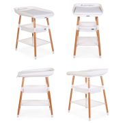Masuta de infasat Childhome Evolux Natural Alb ERFCH-CHTEVONW