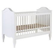 Patut Childhome Romantic White 70x140 cm, MDF Pin Alb ERFCH-B140ROW