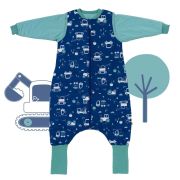 Sac de dormit cu picioruse si maneca lunga detasabila Digger 90 cm + manseta 2.5 Tog BBXCJ762-25FSN