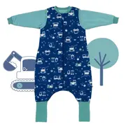 Sac de dormit cu picioruse si maneca lunga detasabila Digger 90 cm + manseta 2.5 Tog BBXCJ762-25FSN