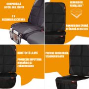Set 2 protectii bancheta Diono Ultra Mat Black ERFD40243
