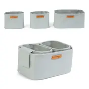 Set 3 cosuri depozitare Childhome 21x14x10 cm 14x10x10 cm Gri ERFCH-CHHBCHTLG