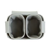 Set 3 cosuri depozitare Childhome 21x14x10 cm 14x10x10 cm Gri ERFCH-CHHBCHTLG