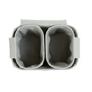 Set 3 cosuri depozitare Childhome 21x14x10 cm 14x10x10 cm Gri ERFCH-CHHBCHTLG