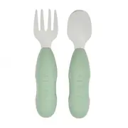Set tacamuri inox Beaba Sage Green ERFB913580