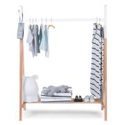Suport haine Tipi Childhome 107x48x137 cm, Lemn Natural Alb ERFCH-CLSTIPI