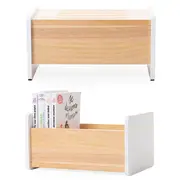 Treapta inaltator Childhome 35x23x18 cm Lemn Natural Alb ERFCH-CHWSNW