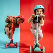 Trotineta cu 3 roti Yvolution Y Glider Kiwi Red ERFYV-101258