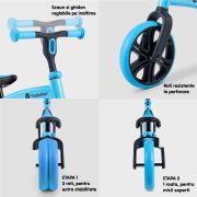 Bicicleta echilibru Yvolution Y Velo Junior Blue ERFYV-YT16B2
