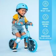 Bicicleta echilibru Yvolution Y Velo Junior Blue ERFYV-YT16B2
