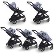 Capotina cu extensie plasa insecte Bugaboo Dragonfly Seaside Blue ERFBG100267013