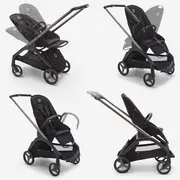 Carucior Bugaboo Dragonfly Black Forest Green ERFBG100176026