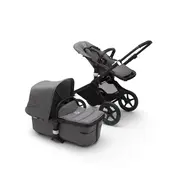 Carucior Bugaboo Fox 2 Complete Black Grey Melange 2 in 1 ERFBG230122GM02