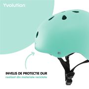 Casca protectie Yvolution 44-52 cm Green ERFYV-YA21G9