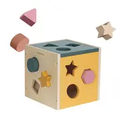 Cub de activitati, Petite&Mars, Gravity Wood of Mars, Cu 12 piese, 12 luni+, Multicolor BYN610730