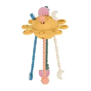Jucarie senzoriala, Petite&Mars, Crazy planet, Din silicon, 20 cm, 10 luni+, Multicolor BYN601819