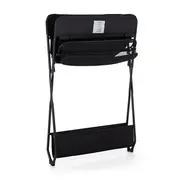 Masuta pentru infasat si schimbat scutece, Feedo, Multifunctionala, Pliabila, Cu raft pentru depozitare si compartiment lateral, Realizata din fier, panza si in, 80.5 x 67 x 102.5 cm, Negru BYN202650