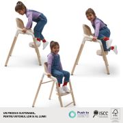 Scaun Bugaboo Giraffe Warm Wood Grey ERFBG200001007