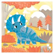 Cartea mea cu stickere -  dinozauri prietenosi
