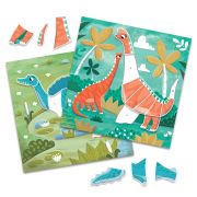 Cartea mea cu stickere -  dinozauri prietenosi