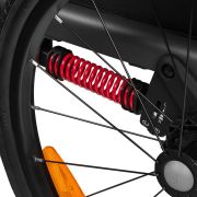 Carucior si remorca de bicicleta, Lionelo, Cama, Multifunctional, Pentru 1 sau 2 copii, Cu sistem de absorbtie a socurilor SIQ, Geamuri cu protectie solara, Negru BYNLO-CAMA_GREY_GRAPHITE