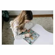 Labirint magnetic, Free2Play, Cu bile, Din lemn, Dezvolta abilitatile motorii, Stimuleaza concentrarea si rabdarea, 22,5x22x5 cm, 36 luni+, Multicolor BYN81699