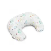Perna pentru alaptat, Bocioland, Ballons, Cu husa detasabila, Din bumbac, 50x18 cm, Multicolor BYNBOC0400