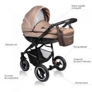 Carucior vessanti crooner 3 in 1 - beige edeedi3in1bb-214beige