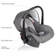 Carucior vessanti crooner 3 in 1 - blue/gray edeedi3in1bb-224blue