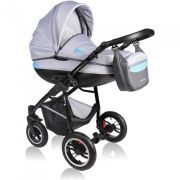 Carucior vessanti crooner 3 in 1 - blue/gray edeedi3in1bb-224blue