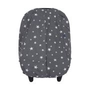 Husa protectie scoica auto Grey Stars SeviBebe BBKSEV_237-13