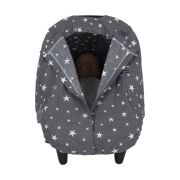 Husa protectie scoica auto Grey Stars SeviBebe BBKSEV_237-13