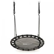 Leagan pentru copii rotund, tip cuib de barza, suspendat, 100 cm, ecotoys mir6300 - negru edeedimir6300
