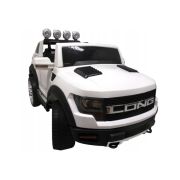 Masinuta electrica cu telecomanda si roti din spuma eva cabrio long bbh-1388 r-sport - alb edeedibbh-1388evaalb
