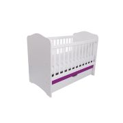 Patut vessanti como cu sertar - alb cu violet ededcs_d137