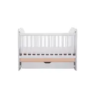 Patut vessanti como culisant cu sertar - alb cu cappucino ededclcs_d126