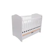 Patut vessanti como culisant cu sertar - alb cu cappucino ededclcs_d126