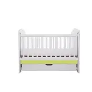 Patut vessanti como culisant cu sertar - alb cu verde ededclcs_d134