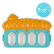 Salteluta de joaca xxl, pian cu 9 melodii si 5 jucarii ricokids 7315, multicolora edeedi7315